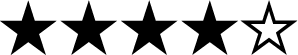 4.5 star rating